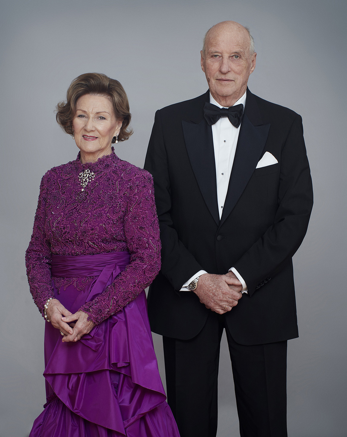 Their Majesties The King and Queen of Norway. Photo Jørgen Gomnæs The Royal Court