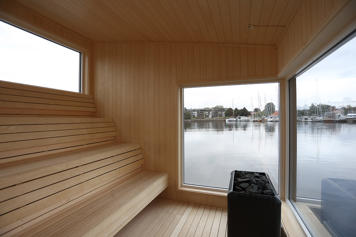Blaud: the floating sauna making a splash in Kristiansand