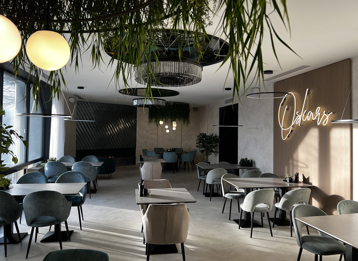 The cosy and intimate Restaurant Oskars. Photo: Hotel Amrita