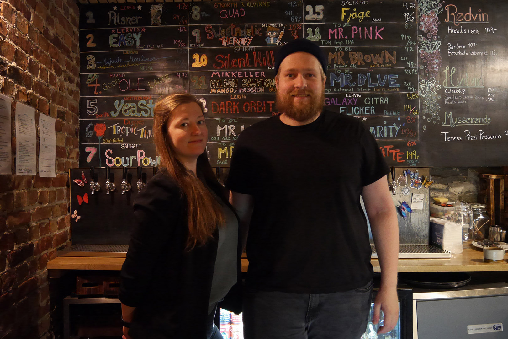 På Kornet Manager Rebecca Haziraj and kitchen manager Petter H. Korneliussen.