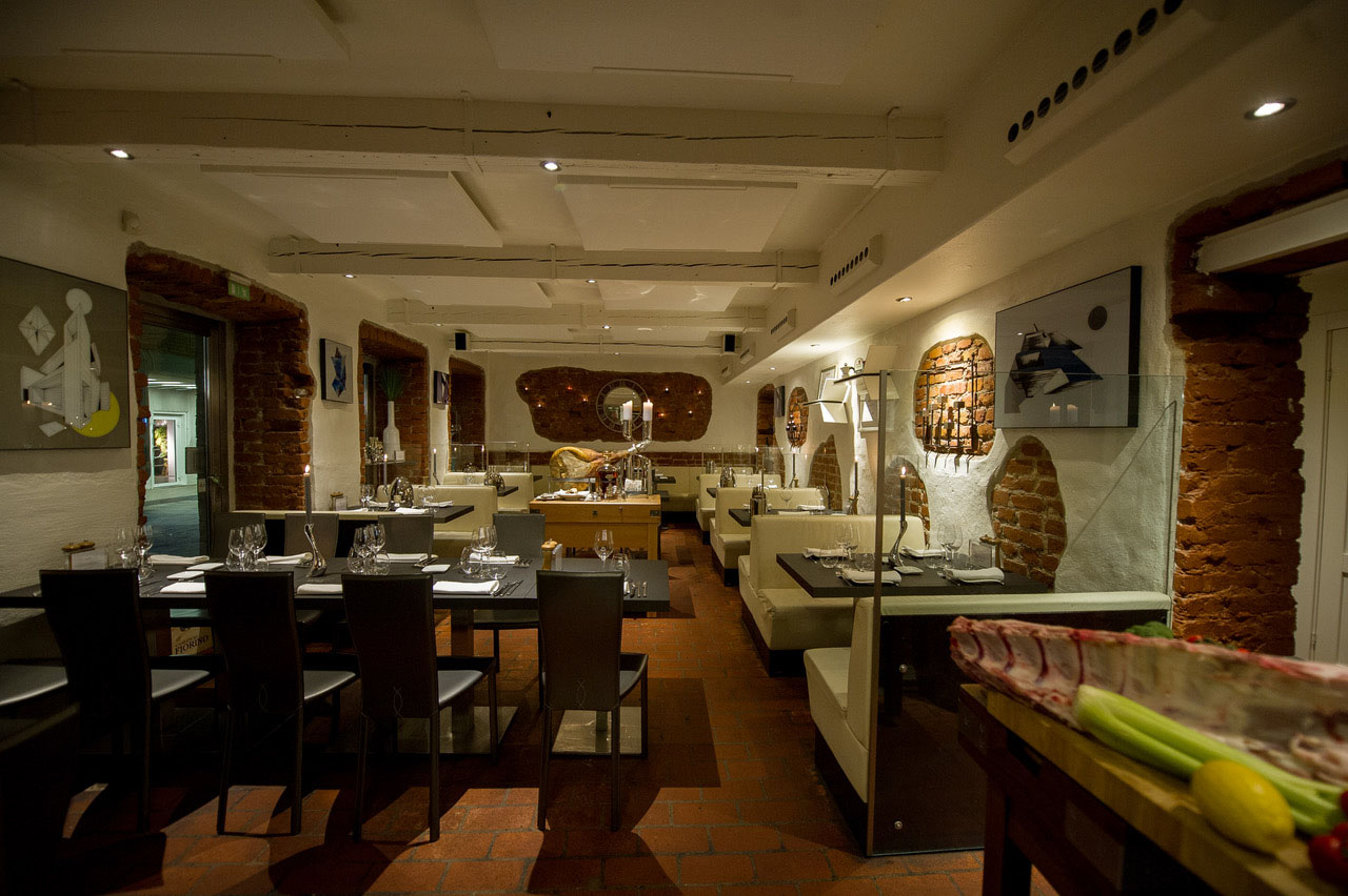 Restaurant Mancini, La Gastronomia Italiana, restaurant interior, Scan Magazine, August 2019