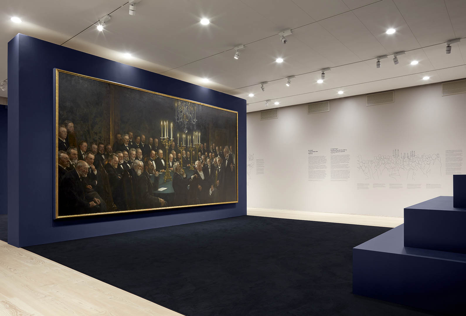 Udstillingen 'MESTERVÆRKER – Krøyer på bestilling' på Skagens Museum. Installation view