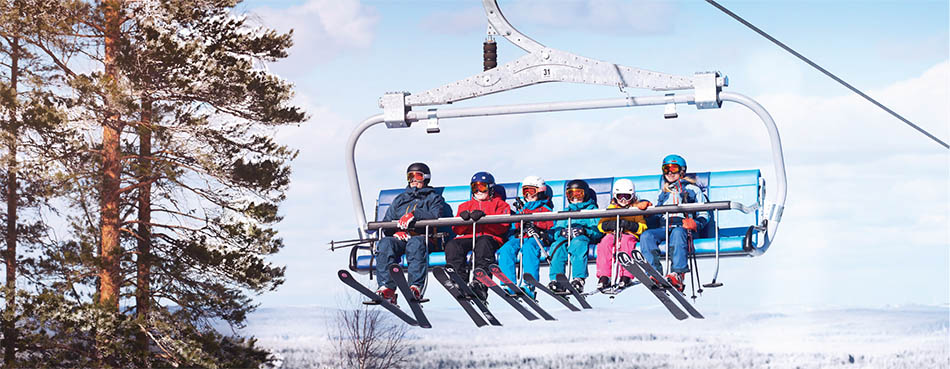 Kungsberget:  Fun, close and hassle-free– skiing made easy for families and conference goers alike
