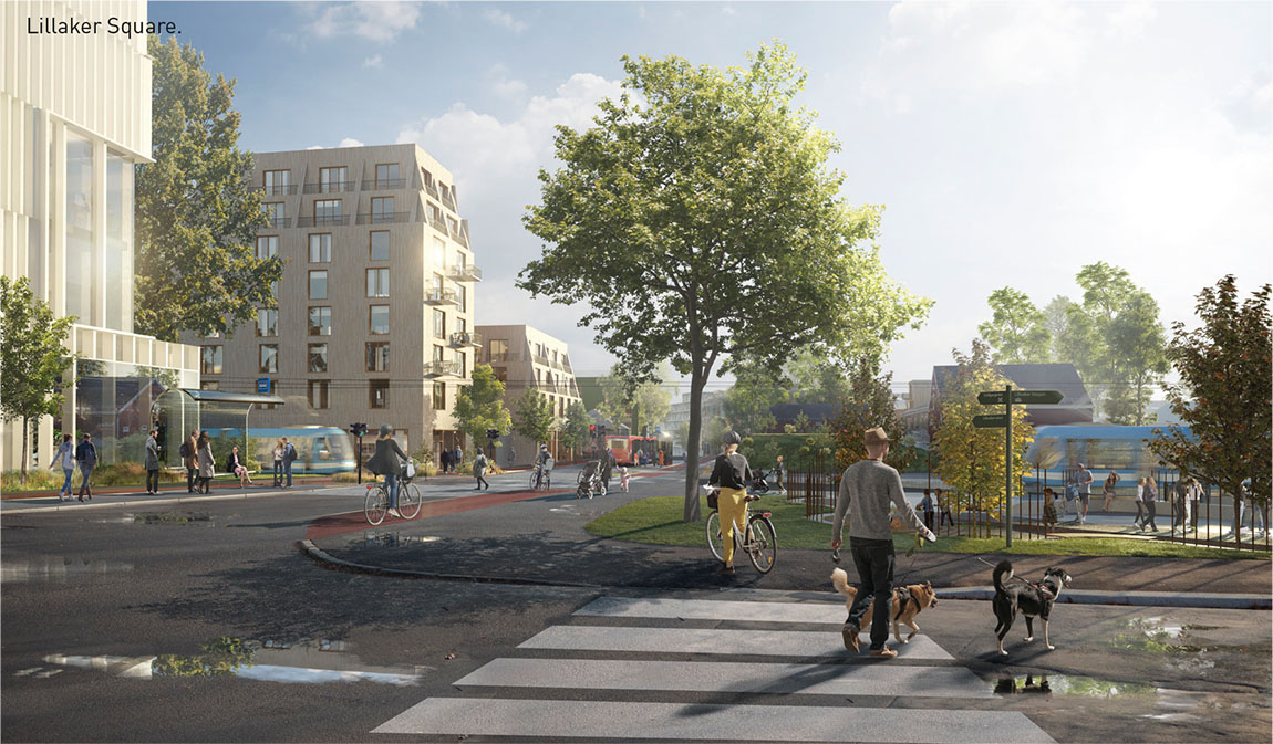 LPO architects: Lilleakerbyen – a new, vibrant and sustainable district in Oslo