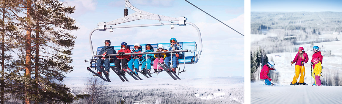 Kungsberget ski resort: Skiing holidays made easy at a modern resort