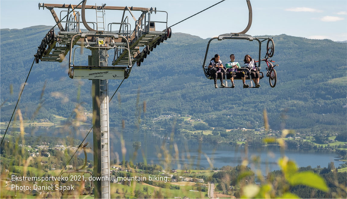 Ekstremsportveko: A festival combining extreme sports, music and family-friendly fun