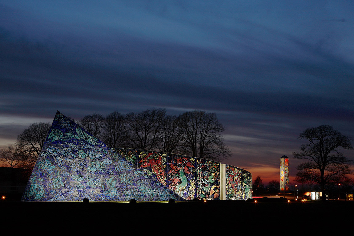 Kaleidoscopic art and architecture at Carl-Henning Pedersen and Else Alfelts Museum