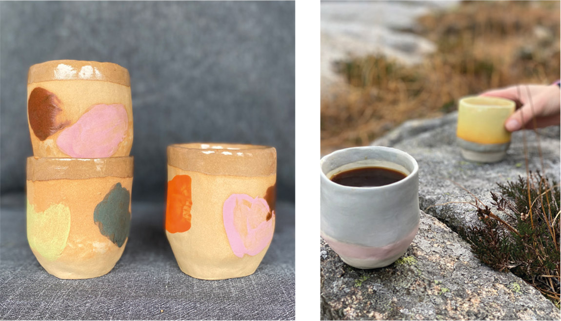 Liv Eiene: Ceramics inspired by the colours of the coast