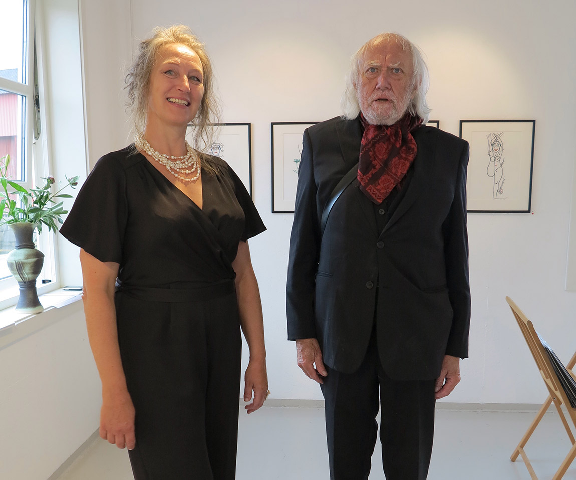 Vedholmen Gallery: A gallery built by a Dane and an Irishman, in Norway