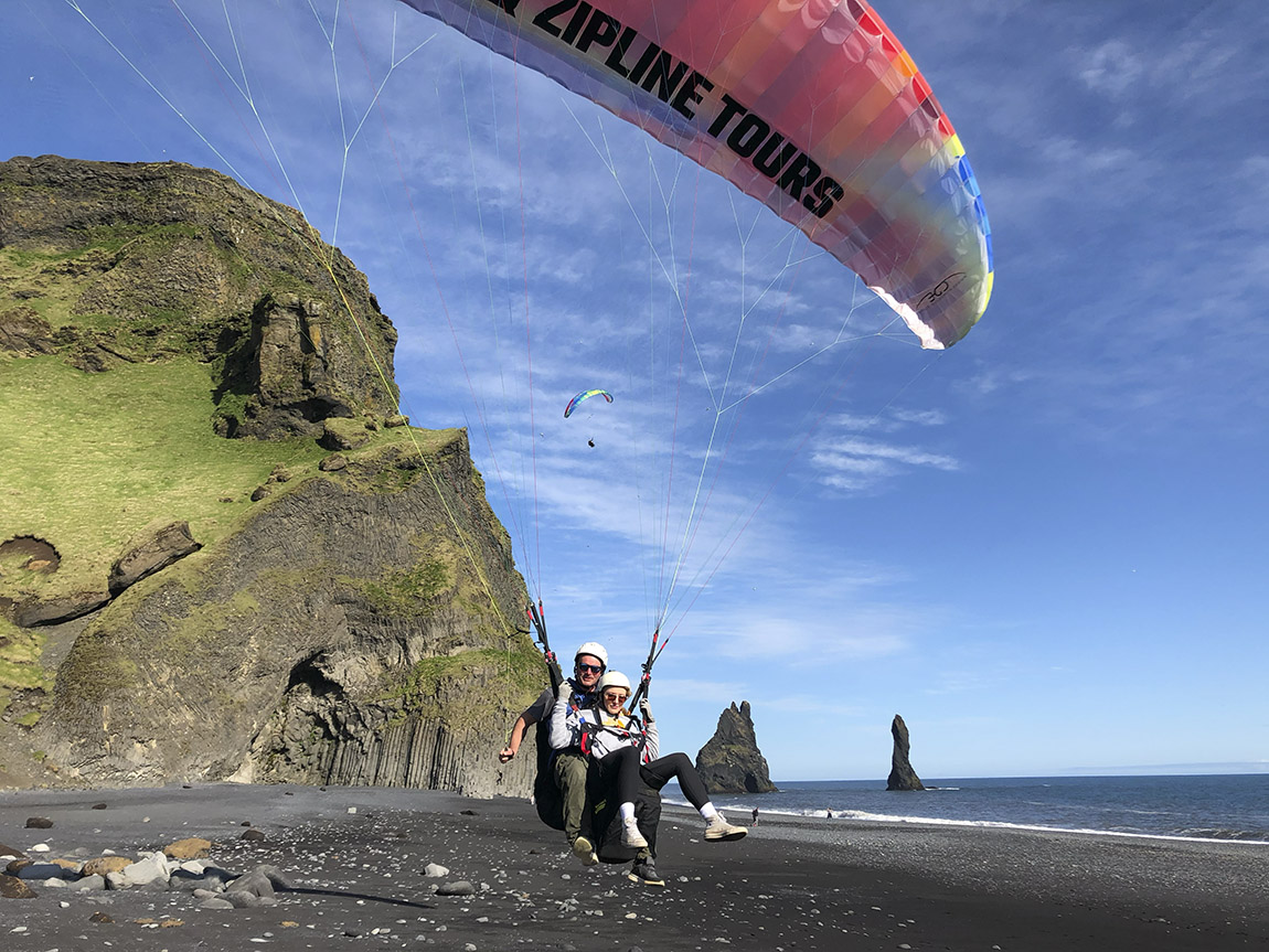 True Adventure: Paraglide and zipline on Iceland’s wild volcanic coastline