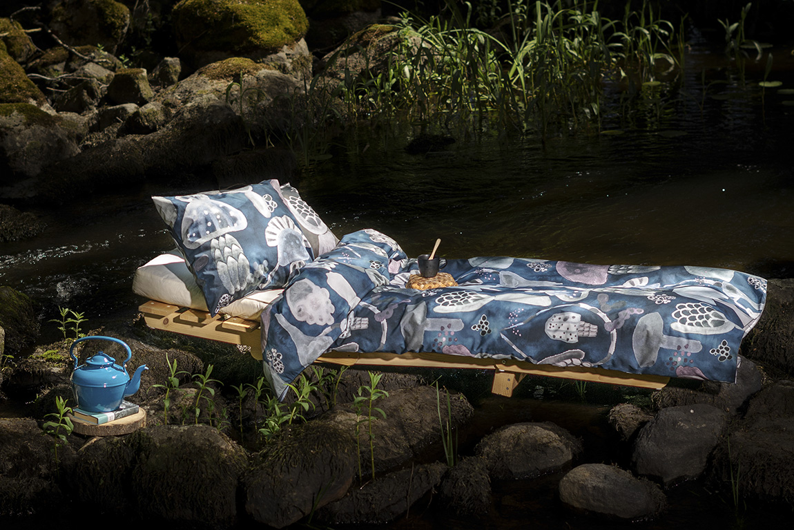 Vilpola: Whimsical Nordic textiles, inspired by folklore and nature