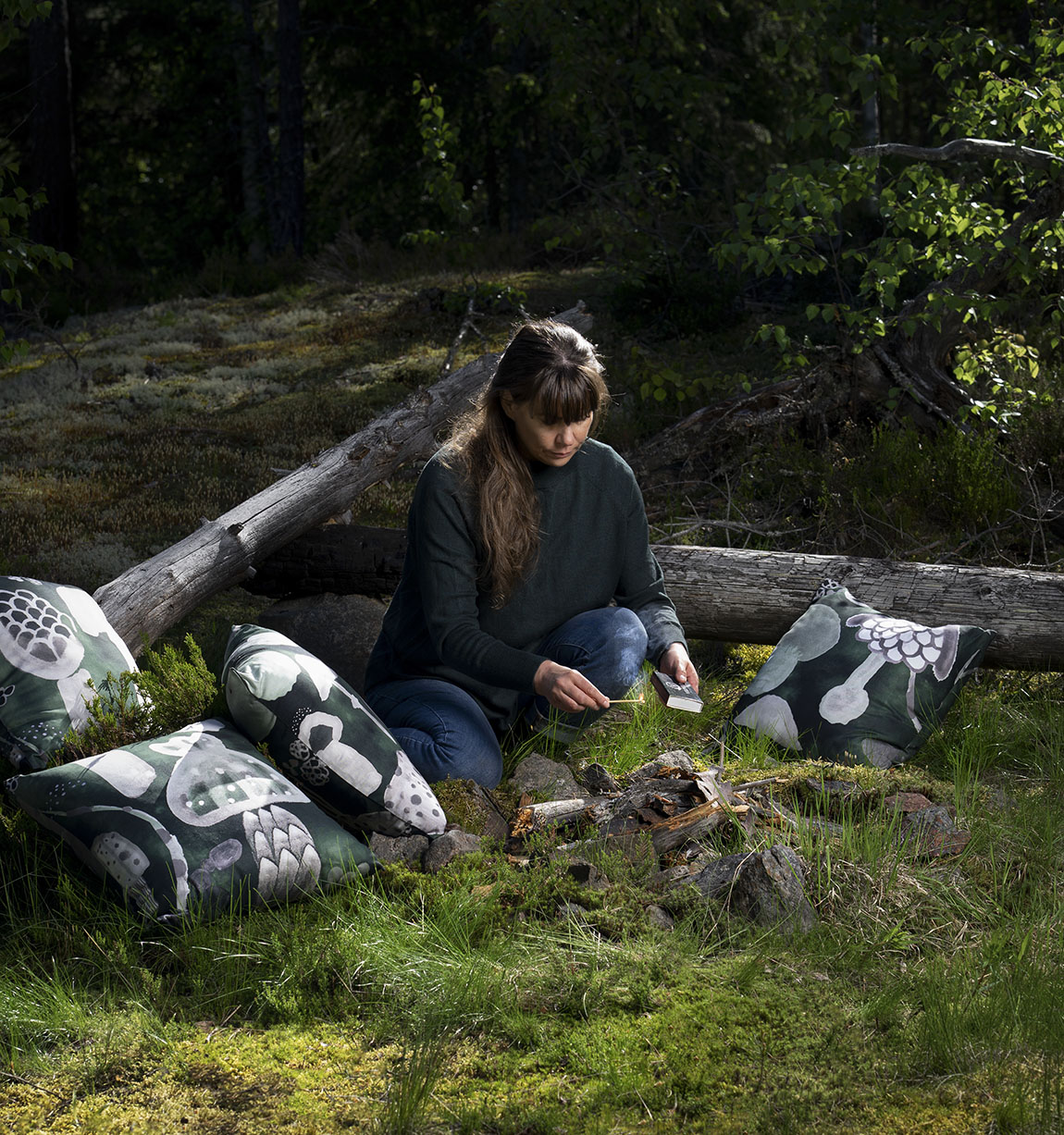 Vilpola: Whimsical Nordic textiles, inspired by folklore and nature