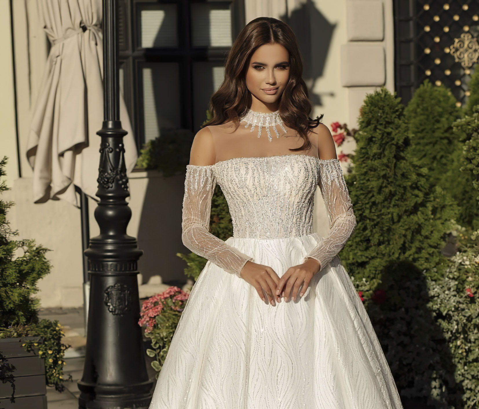 Christine off the shoulder hotsell ball gown