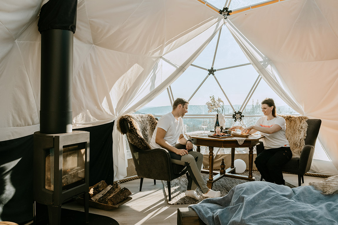 Arctic Dome: A luxury glamping experience in the Norwegian wilderness