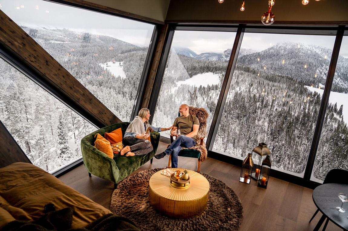 Stay at your very own castle in the sky with Eagle Nest Eco Lodge