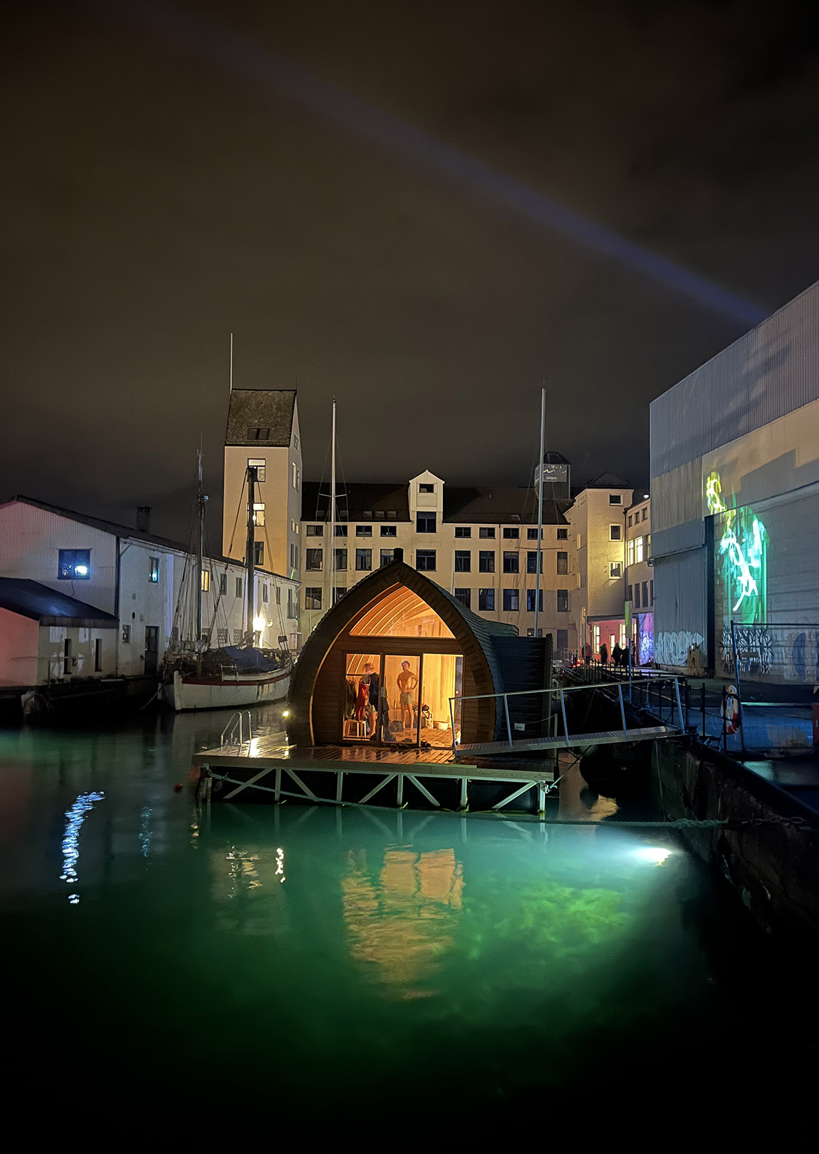 Utopic: Bergen’s unique community space combines sauna, swimming and culture