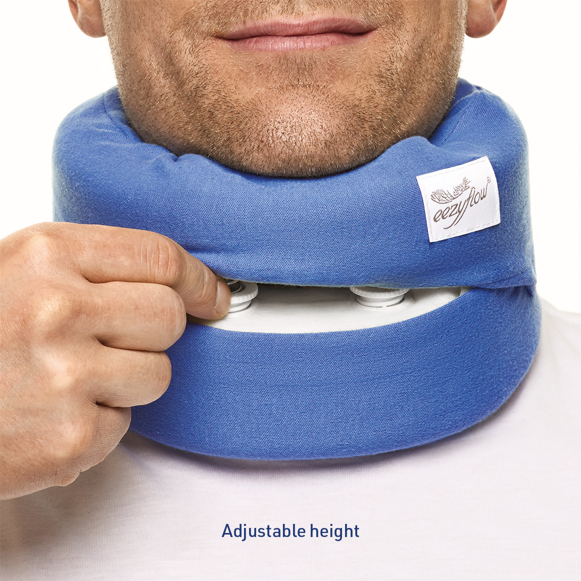 Eezyflow sleep collar for social snoring - Positional therapy = First aid = Recovery position = More open airways