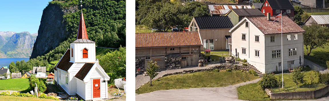 Left: The beautiful Undredal Stavkyrkje. Photo: FOAP, VisitNorway.com. Right: Photo: Birger Nedberge