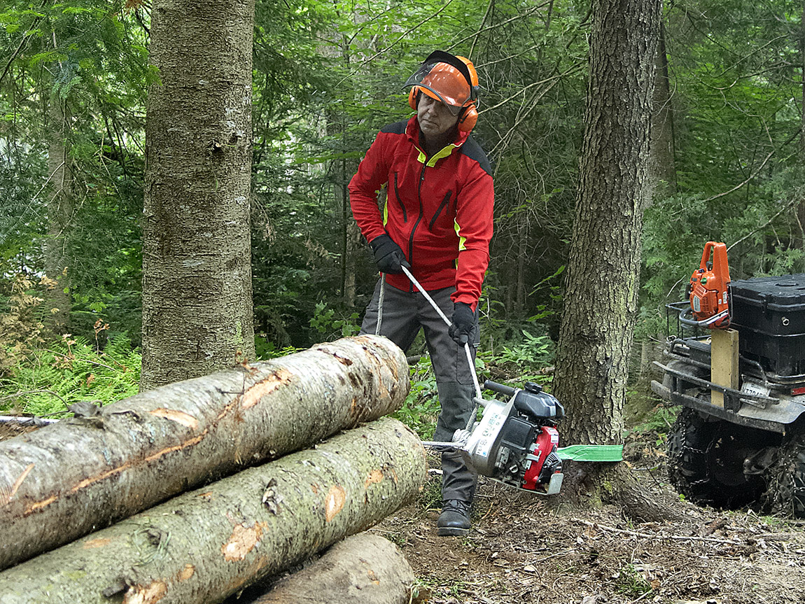 Portable Winch Forestry.