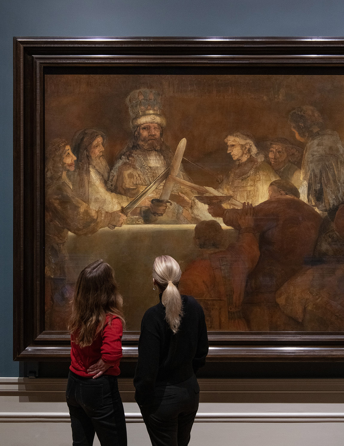 Rembrandt Harmensz van Rijn, The Conspiracy of Claudius Civilis. Owner: Royal Swedish Academy of Fine Arts. Photo: Anna Danielsson, Nationalmuseum