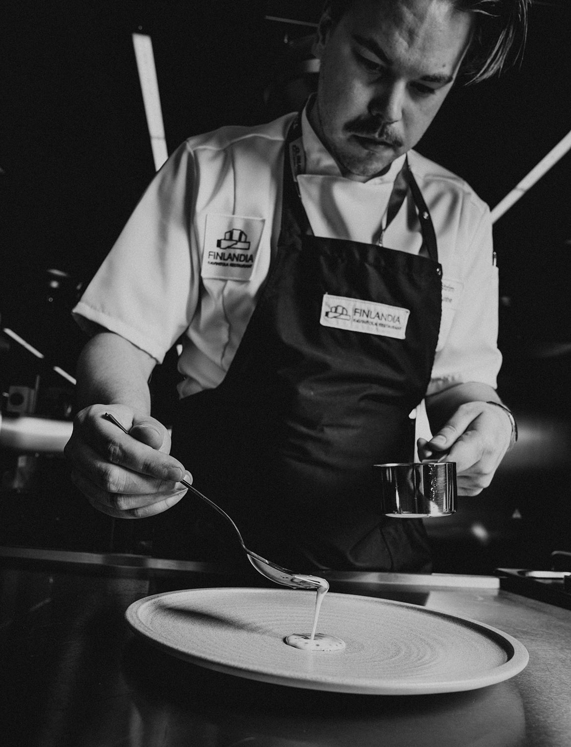 Head chef Juho Lindström. Photo: Mikko Uosukainen