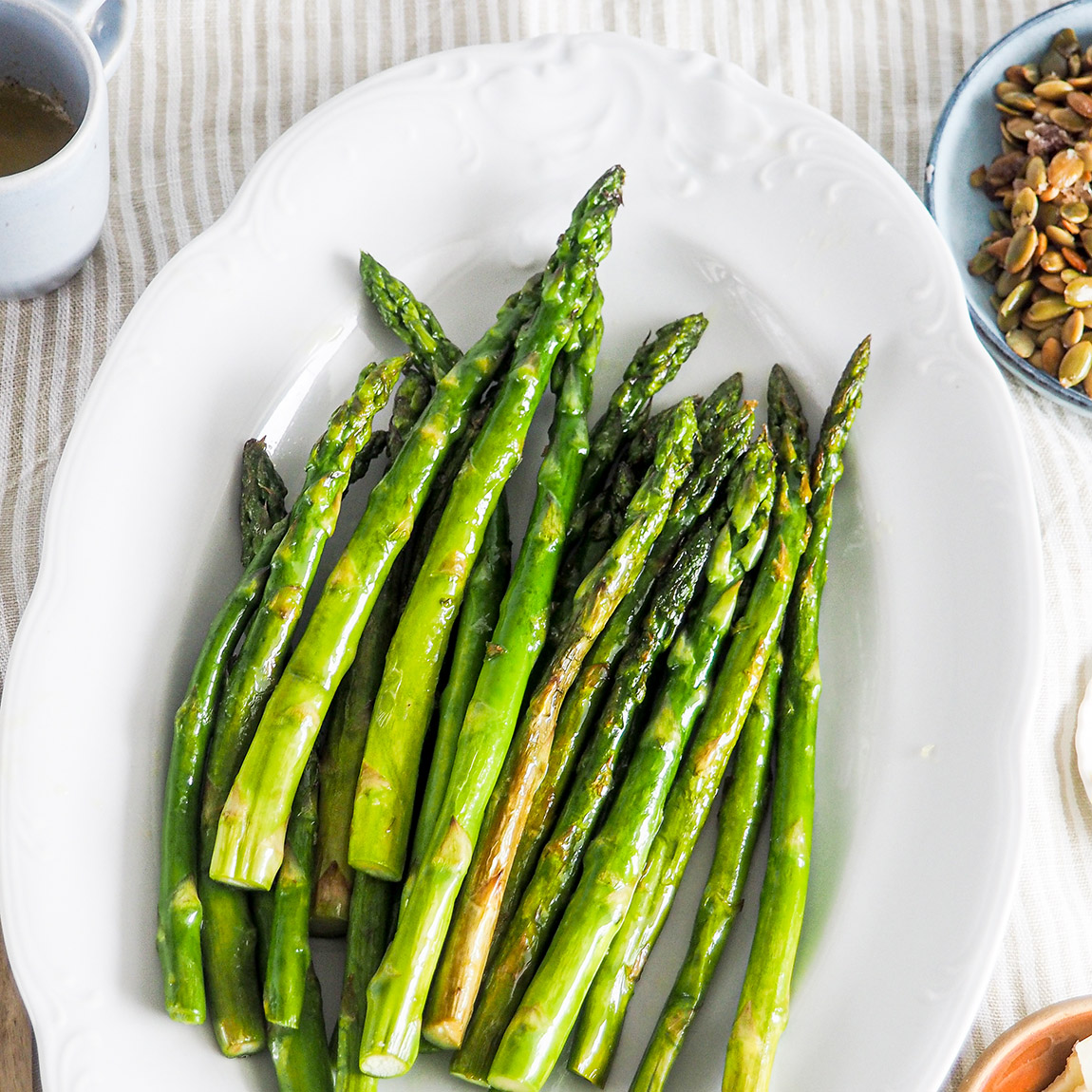 Katharina Kjeldgaard: Sautéed asparagus with browned lemon butter