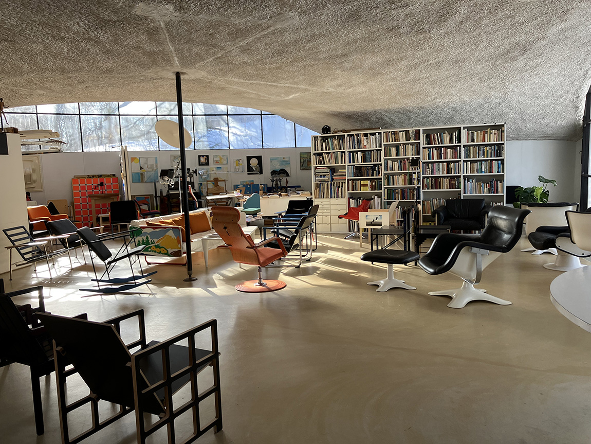Studio Kukkapuro, designed and built by Kukkapuro and his wife and graphic artist. Now, it’s being turned into a home museum and a centre for design.